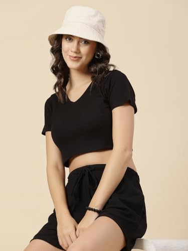 Image of Rigo Cotton Co-ord Set for Women | Round Neck, Slim Fit Tracksuit Co-ords Set for Women | Stylish Dresses for Women | Casual Wear, Beach Wear, Vacation Wear Outfit for Women