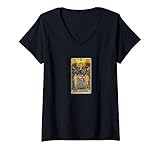 Photo Gallery donna occult tarot gli amanti gothic grunge satan devil vintage maglietta con collo a v Photo Gallery donna occult tarot gli amanti gothic grunge satan devil vintage maglietta con collo a v