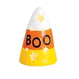 Mud Pie Halloween Candy Corn Votive Holder and Flameless Candle