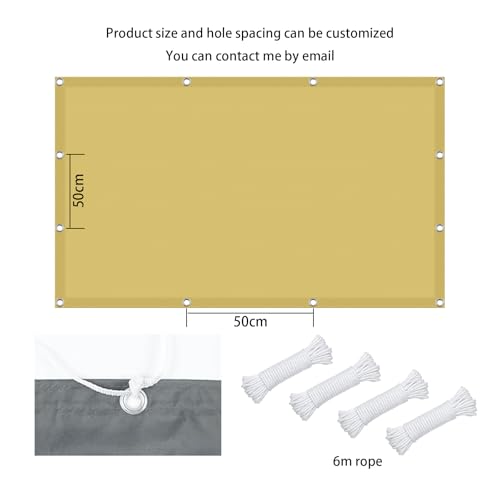 Filet de protection solaire étanche pour stopper le vis-à-vis - 7