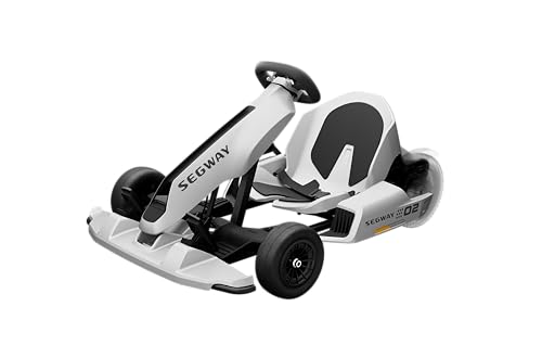 Segway Gokart Kit2 - Immersive Electric Go-Kart Racing Experience with 360 Haptic Feedback, Auto-Centering Steering, Adjustable Chassis | Compatible with Ninebot S, S2, and S Max (Sold Separately)