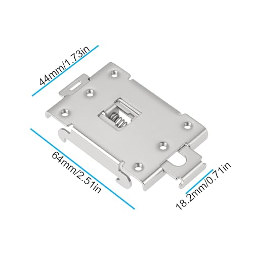 VGOL 5 Stück 35 Mm DIN-Schienen-Montageclip für Einphasiges Halbleiterrelais