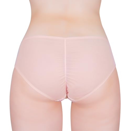 Littleforbig Unisex Hipster Briefs Usagi Moon Mesh Shaping Tucking Gaff Briefs for Sissies Crossdressers Transgender4