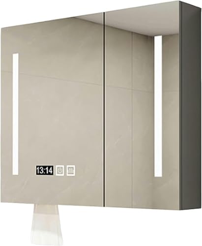 Botiquín de baño con espejo LED que resuelve la falta de espacio y el vaho 2