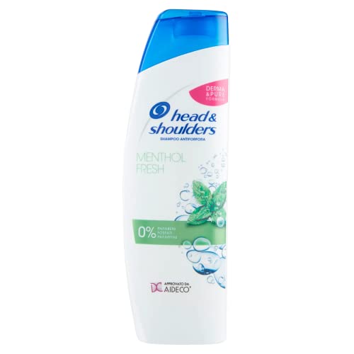6 x Head & Shoulders Champú anticaspa 1 en 1 Menthol Fresh 250 ml