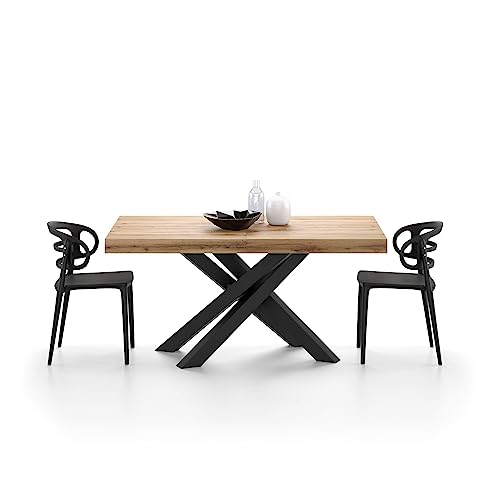 Table extensible Emma 160-240 cm Bois Rustique - Mobili Fiver