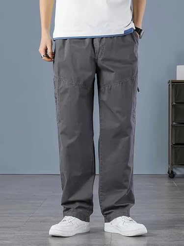 Image of Lymio Cargo for Men || Cotton Cargo Pant || Drawstring Waist Pant (Also Available in Plus Sizes) (62-65)