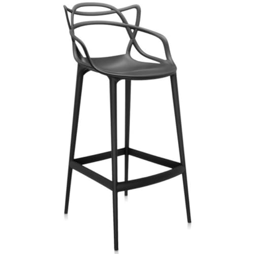 Kartell Masters Stool Tabouret, Noir, H.65