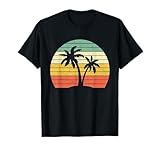 Palm Tree Retro Tropical Beach Shirt T-Shirt