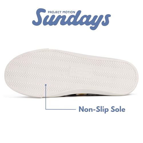 Image of Sundays Canvas Sneakers Women - Memory Foam Insole with Breathable Canvas Shoes for Women Footwear - Non-Slip with Lightweight and Comfortable Womens Sneakers