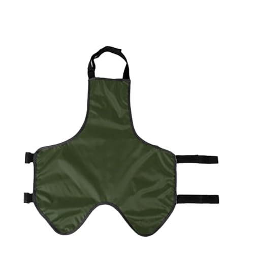 Hundeschürze, Bauchschutz, Wasserdicht, Hundelätzchen, Brustschutz, Haustier-Schutzweste für Weibliche und Männliche Hunde, Corgi, Dackel, Bulldogge, Welpe, Verhindert, Dass der Hund(XL-OD Grün)