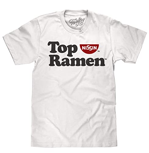 Amazon.com: Tee Luv Men's Nissin Top Ramen Shirt - Ramen Noodle