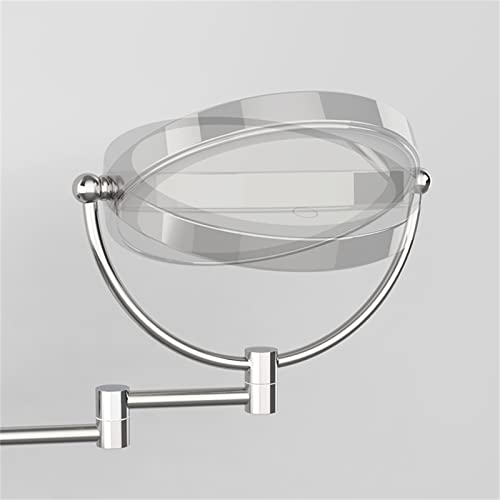 Espejo para maquillaje montado en pared con luz LED miniatura 7