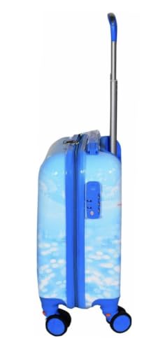 Image of ADSON Abs Kids Trolley 360 Rotating Luggage 360 Degree Wheels Princess Non-Breakable 20 Inch Kids Hardsided Suitcase with 4 Wheels, 360 Degree Wheel Travel Trolley Bag
