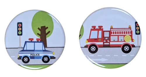 Magnetic Children's Car Seat Strap Holders (Code Red)