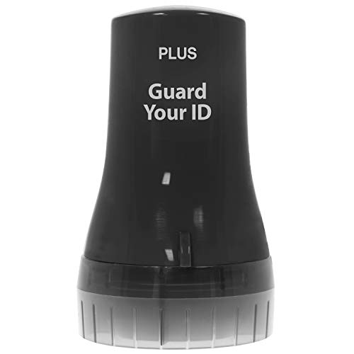 Identity Theft Prevention and Personal Privacy Protection Advanced Roller by Guard Your ID, Black, Wide