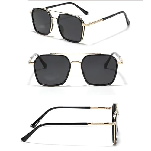 Zen Zest Sunglasses Women, Zenzest Glasses Geometric Frame for Women, Vintage Fashion Double Bridge Metal Eyewears3