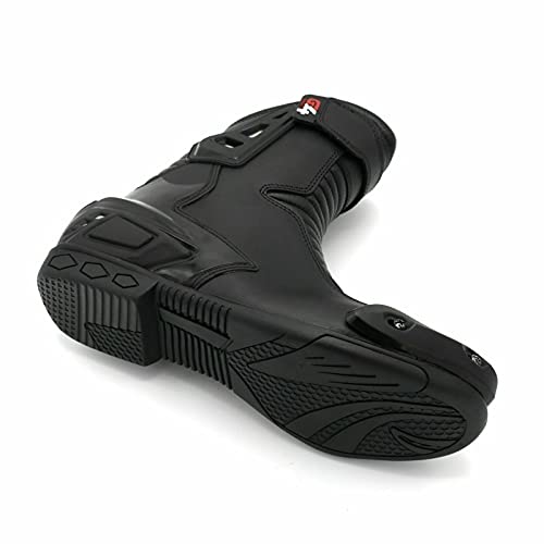 G4 VISION Real Leather Motorbike Shoes High Tech Men's Short Motorcycle Racing Sports Boot Motor Bike Riding4