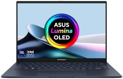 ASUS Zenbook 14 OLED — 14" 3K 120Hz Touchscreen | Intel Core Ultra 9 | 32GB RAM | 1TB SSD | Windows 11