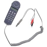 POPETPOP Telefonnetzwerk Kabeltester Satz mit Echtzeit Anzeige Robustes Telefon Testkabel mit Zubehör für Büro Heim und Professionelle Kabelprüfung