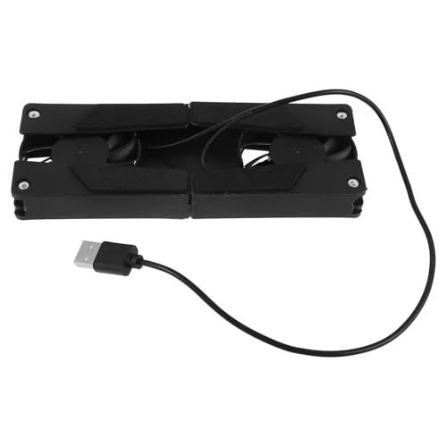 Alipis Base de Refrigeración para Portátil Ventilador USB Soporte de Refrigeración Antideslizante para Ultrabooks y Portátiles Gaming Base de Enfriamiento para Escritorio Gran Área de