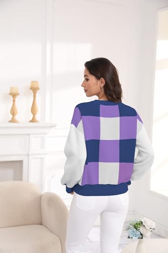 Image of LISILONG Women's 2024 Trendy Long Sleeve Ribbed Knit Sweater - Y2K Colorblock Fall Fashion Pullover Jumper