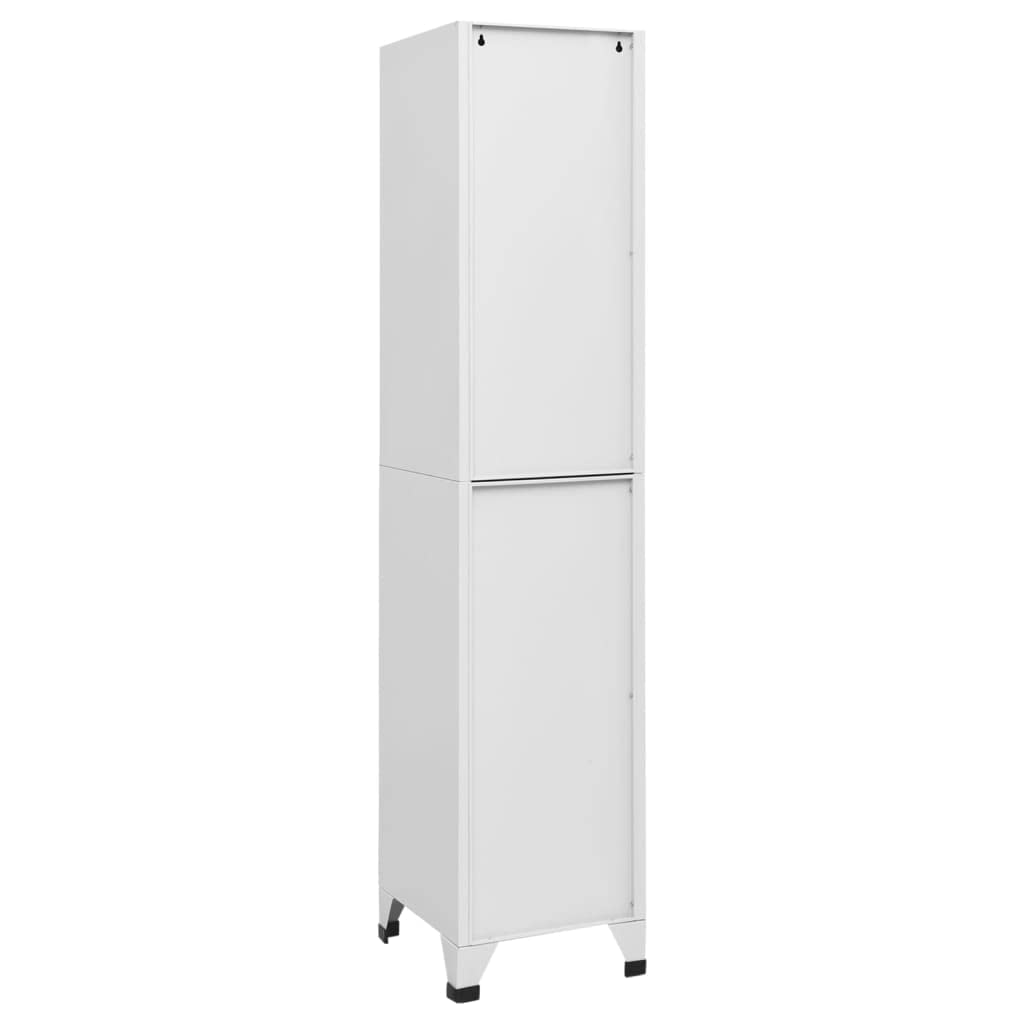 vidaXL Armoire à casiers Gris Clair 38x40x180 cm Acier