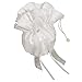 White Satin Bridal/Flowergirl Purse Money Bag with Crystals