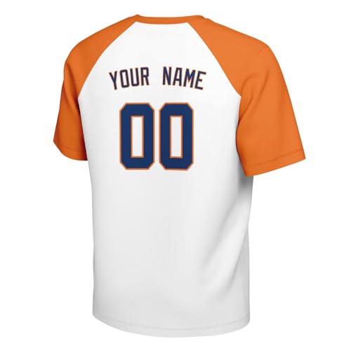 Image of ANTKING T-Shirt Custom Name Number Crewneck Short Sleeve for Men Youth Gifts