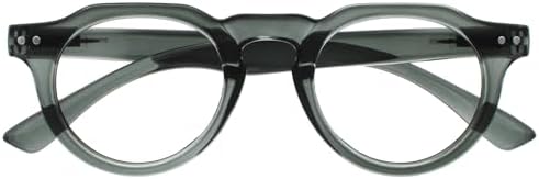 OPULIZE RIO Blue Light Blocking Reading Glasses - Top Right Frame - Men and Women - Spring Hinges - B53-1