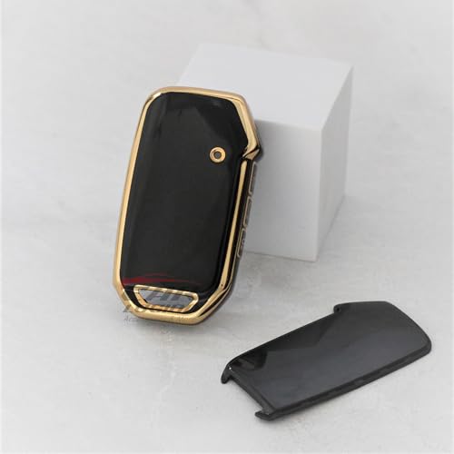 Image of Car Key Cover Fit for New Kia Seltos Facelift 2024 2023 | Carens, Clavis x line | Sonet Facelift - 4 Button Smart Key