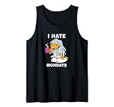 Garfield I Hate Mondays Coffee Garfield Tank Top