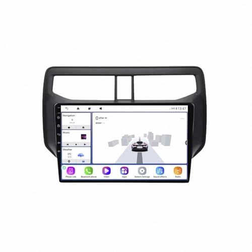 Radio de coche 2 DIN multimedia avanzada para Toyota Rush 2018 2019