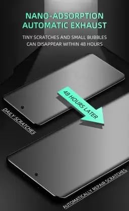 Image of Techsage Screen Guard for Vivo V30 / Vivo V30 Pro Matte Finish Self Healing Unbreakable Membrane Screen Guard (Not Tempered Glass) (Pack of 1)