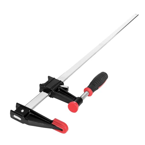 BLACK CANYON 24-inch Bar Clamp Ratcheting Bar Clamp for Woodworking Quick Release Gear Clamp with 600 lbs Load Limit24 IN