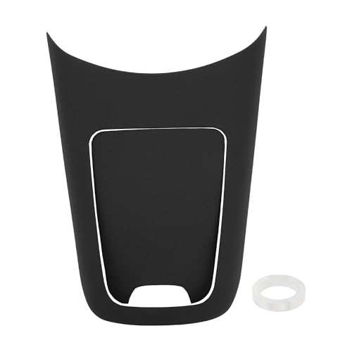 TUCKBOLD Panel De Consola Central Adhesivo De Cuero Sintético Para Mercedes-Benz E-Class 2024 Cubierta De Panel De Control Central De Cambio De Marchas Interior Estilo Negro 1 Set