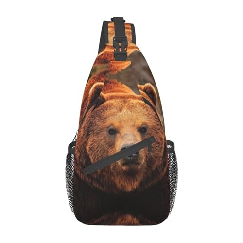 Sac à dos à bandoulière gris OdDdot avec impression pierres zen pour le sport et voyage