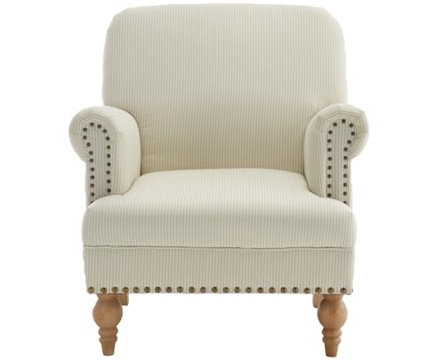 chairus Linen Accent Chair for Living Room Upholstered Mid Century