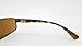 Ray-Ban RB3364 Metal Rectangular Sunglasses, Brown/Brown, 62 mm