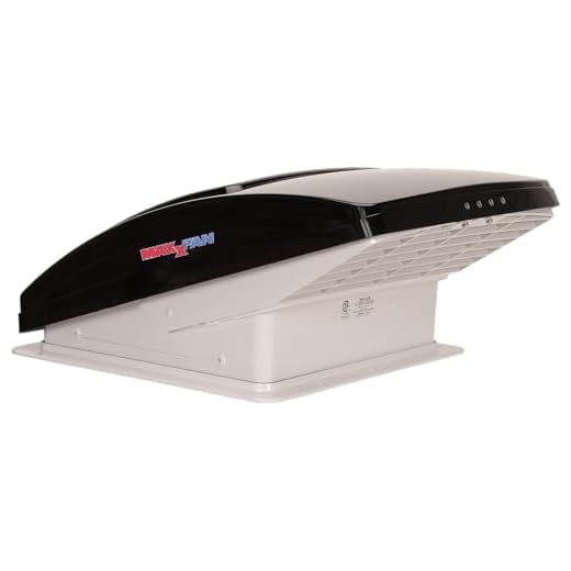 Maxxair Vent Corp 00-06401K Maxxfan DLX Vent 12V Smoke