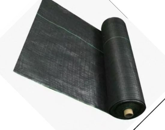UQUWCUXFI Tela Resistente contra malezas - Tela de Cobertura for el Suelo de huertos, 90 g/m², 1 Unidad(0.6mx50m)