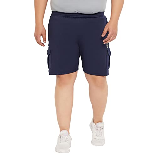 Image of Bigbanana Plus Size Men's Regular Fit Solid Shorts
