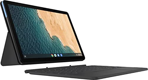 2022-Newest-Lenovo-Chromebook-Duet-101-FHD-1920-x-1200-Touchscreen-2-in-1-Tablet-Laptop-8-Core-MediaTek-Helio-P60T-4GB-RAM-128GB-eMCP4x-Dual-Cameras-Keyboard10-HoursChrome-OSMarxsolCables