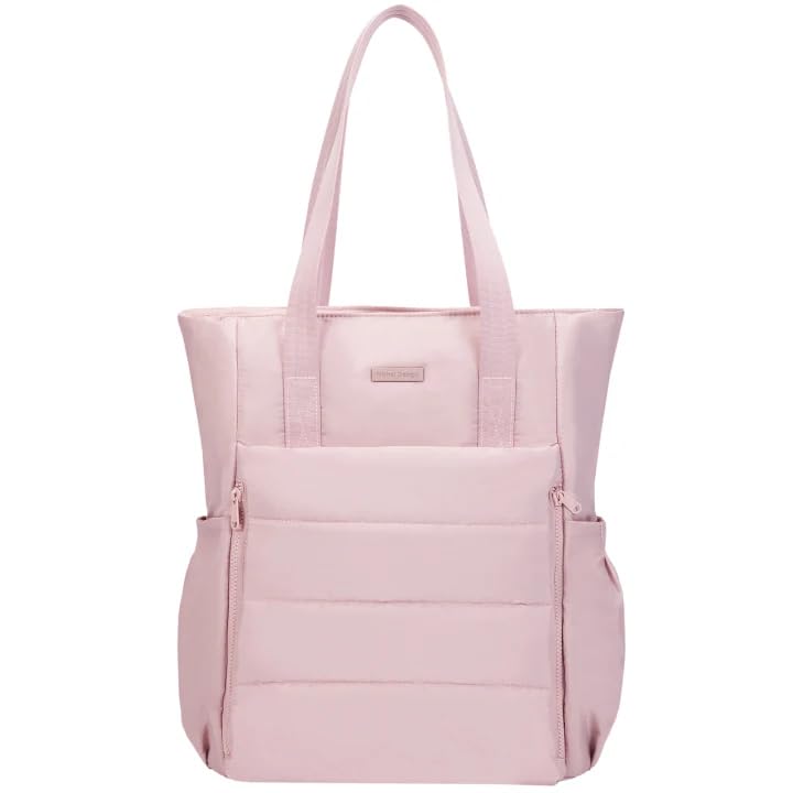 Image of NISHEL Travel Puffy Tote Bag For Women, Ultra-Lightweight Large Tote Purse For Office Day And a Short Weekend Getaway