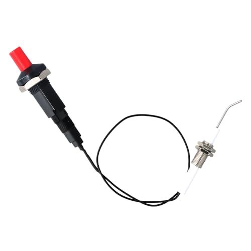 Naseom Taster Piezo Zünderset-Hitzebeständiger Gasgrill Zünder, Piezo Igniter Electrode Ignition Spark - EIN Set für alle Propan & Erdgasgeräte