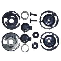 Studds Spare Parts Visor Mechanism Assembly For Ninja Elite Flip Up Helmet Series