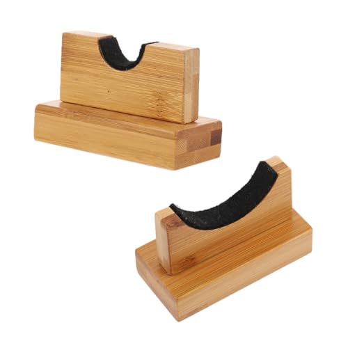 CORHAD Solid Wood Baseball Bat Display Shelf 1 Pair Bat Display Holder for Indoor Decor Easy to Clean