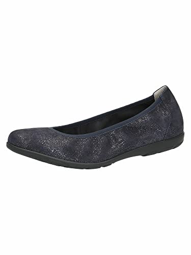 CAPRICE Damen 9-9-22150-28 Ballerinas, Sky Black, 39 EU
