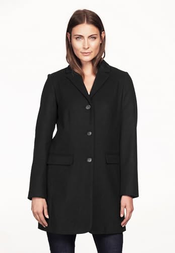 ellos Women's Plus Size Long Wool Blend Blazer Work & Casual Jacket4