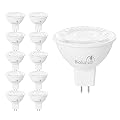 Bioluz LED Light Bulb - MR16 LED Bulb, 7W LED Light - 10 Pack 50W Halogen Replacement Non-Dimmable 3000K 12V AC/DC UL Listed Light Bulbs, LED Lights for Bedroom, Home Decor, Energy Efficient Lighting